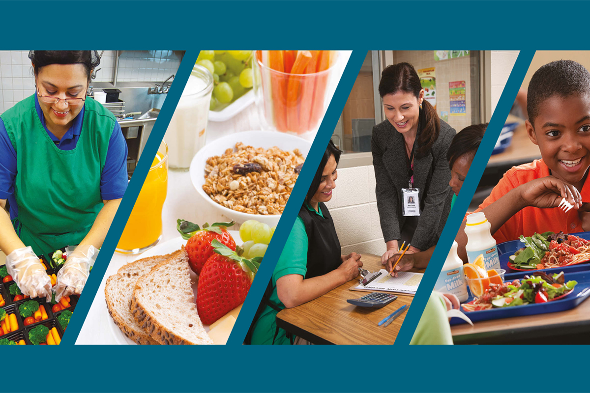 school lunches report cover